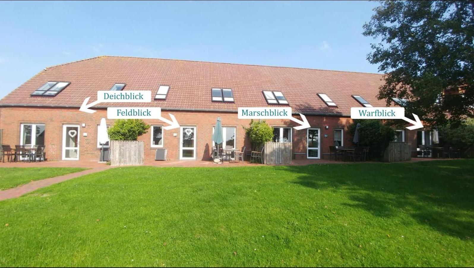 Warfblick - Landlust Osterwarf Appartement Norddeich  Buitenkant foto